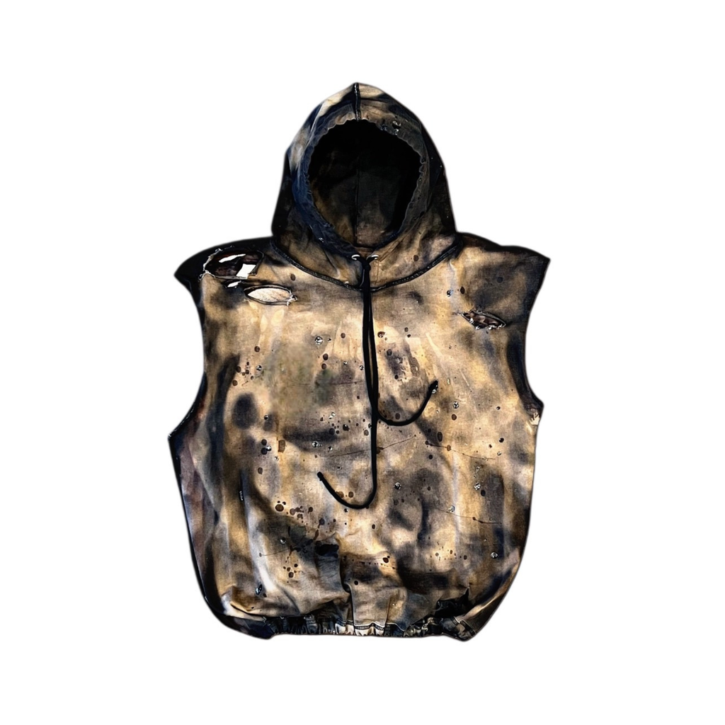 Hollow Remains Sleeveless Hoodie