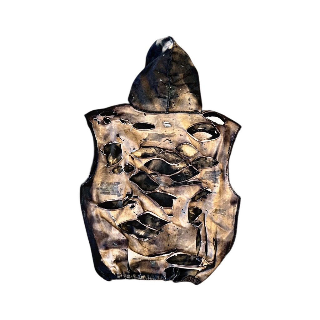 Hollow Remains Sleeveless Hoodie